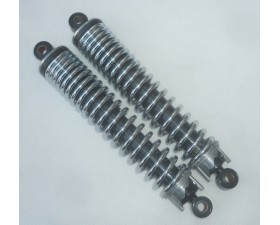 ZADNÍ TLUMIČE --  CHROMOVANÉ PRUŽINY  (PŮVODNÍ BŘEZNICE ČR) - PÁR (TYP 639,640)